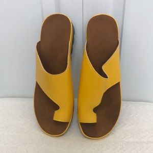 Yellow Slip On Shoe EU 38 (US Size 7.5)